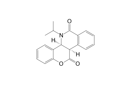 cis-5-Isopropyl-11H-4b,10b-dihydro[1]benzopyrano[4,3-c]isoquinoline-6,11(5H)-dione