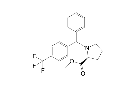 (2S)-Methyl 1-(phenyl(4-(trifluoromethyl)phenyl)methyl) pyrrolidine-2-carboxylate