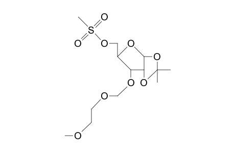 1,2-O-Isopropylidene-5-O-methylsulfonyl-3-O-(methoxy-ethoxy-methyl)-A-D-ribofuranose