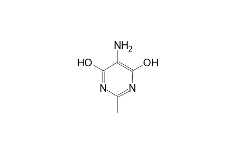 4,6-pyrimidinediol, 5-amino-2-methyl-