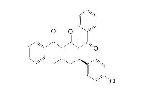 2,6-DIBENZOYL-5-(4-CHLOROPHENYL)-3-METHYL-CYCLOHEX-2-EN-1-ONE