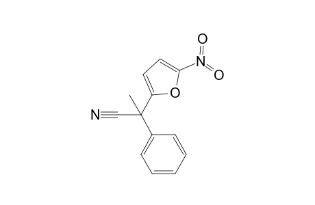 2-Nitro-5-(1-phenyl-1-cyanoethyl)furan