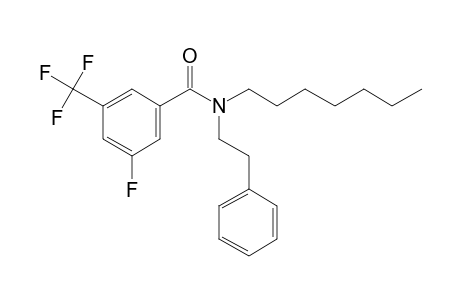 3-Fluoro-5-(trifluoromethyl)benzamide, N-(2-phenylethyl)-N-heptyl-