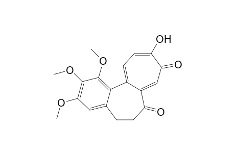 1,2,3-trimethoxy-10-oxidanyl-5,6-dihydrobenzo[a]heptalene-7,9-dione