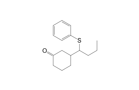 3-(1-phenylsulfanylbutyl)cyclohexan-1-one