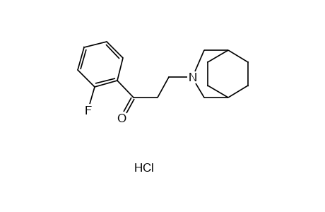 3-(3-AZABICYCLO[3.2.2]NON-3-YL)-2'-FLUOROPROPIOPHENONE, HYDROCHLORIDE