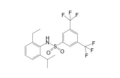 Benzenesulfonamide, 3,5-bis(trifluoromethyl)-N-(2-ethyl-6-isopropylphenyl)-