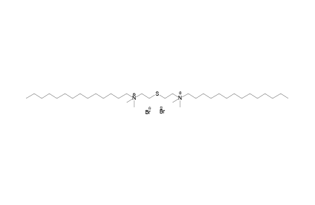 (thiodiethylene)bis[dimethyltetradecylammonium]dibromide