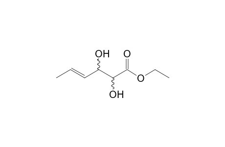 Ethyl (4E)-2,3-dihydroxyhex-4-enoate