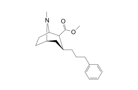 Methyl (1R,2-exo-3-exo)-8-Methyl-3-(3-phenylpropyl)-8-azabicyclo[3.2.1]octane-2-carboxylate