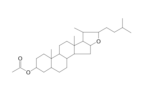 16,22-Epoxycoprostan-3.beta.-ol acetate