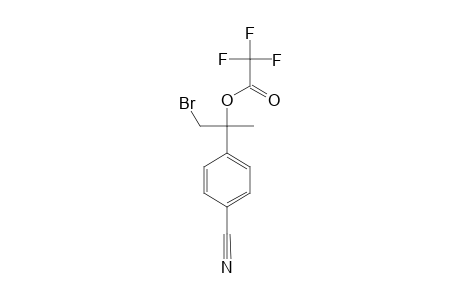 TRIFLUOROACETIC-ACID-2-BROMO-1-(4-CYANOPHENYL)-1-METHYLETHYLESTER