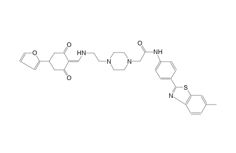 1-piperazineacetamide, 4-[2-[[[4-(2-furanyl)-2,6-dioxocyclohexylidene]methyl]amino]ethyl]-N-[4-(6-methyl-2-