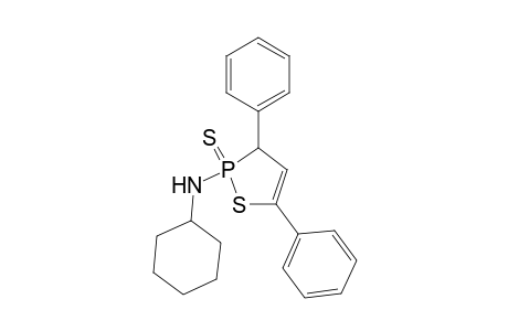 1,2-Thiaphosphol-2(3H)-amine, N-cyclohexyl-3,5-diphenyl-, 2-sulfide