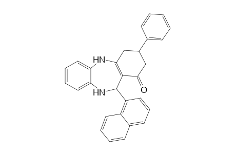 6-(1-naphthalenyl)-9-phenyl-5,6,8,9,10,11-hexahydrobenzo[b][1,4]benzodiazepin-7-one