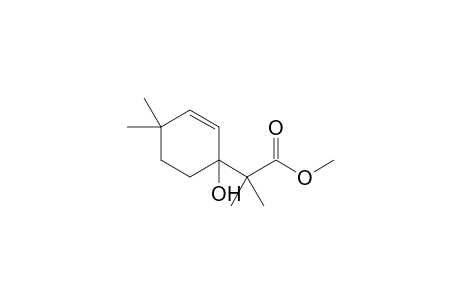 Methyl 2-(1-hydroxy-4,4-dimethylcyclohex-2-enyl)-2-methylpropanoate