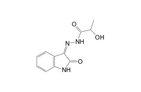 2-Hydroxy-N'-[(3Z)-2-oxo-2,3-dihydro-1H-indol-3-ylidene]propanehydrazide
