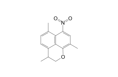 Naphtho[1,8-bc]pyran, 2,3-dihydro-3,6,9-trimethyl-7-nitro-, (.+-.)-