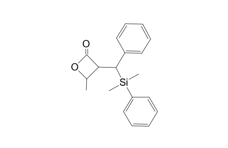 (2RS,3SR)-2-[(RS)-.alpha.-dimethyl(phenyl)silylbenzyl]-3-methylpropan-3-olide