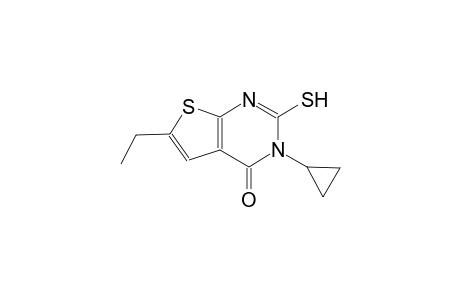 3-cyclopropyl-6-ethyl-2-sulfanylthieno[2,3-d]pyrimidin-4(3H)-one