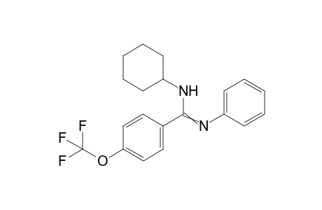 N-Cyclohexyl-N'-phenyl-4-(trifluoromethoxy)benzimidamide