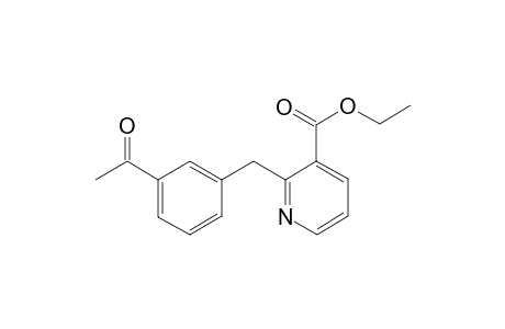 2-(3-Acetylbenzyl)nicotinic acid ethyl ester