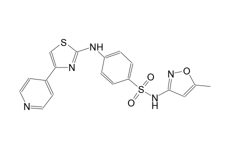benzenesulfonamide, N-(5-methyl-3-isoxazolyl)-4-[[4-(4-pyridinyl)-2-thiazolyl]amino]-
