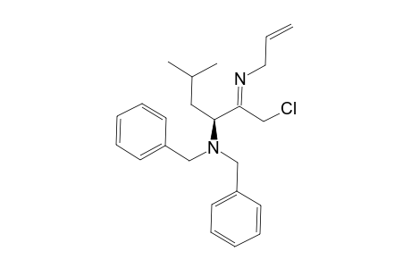 (-)-(3S)-(Z)-N,N-Dibenzyl-2-(allylimino)-1-chloro-5-methylhexan-3-amine