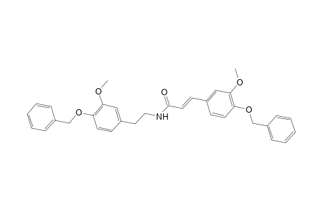 (E)-3-(3-methoxy-4-phenylmethoxy-phenyl)-N-[2-(3-methoxy-4-phenylmethoxy-phenyl)ethyl]prop-2-enamide