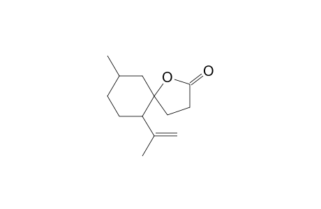 1-Oxaspiro[4.5]decan-2-one, 6-isopropenyl-9-methyl-