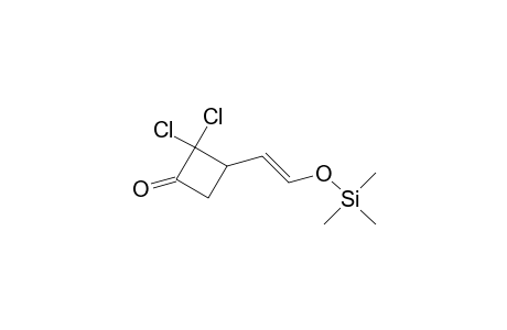 2,2-Dichloro-3-[2-(trimethylsiloxy)ethenyl]cyclobutanone