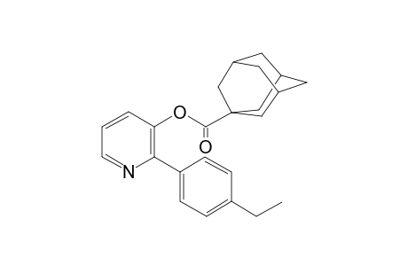 Adamantane-1-carboxylic acid, 2-(4-ethylphenyl)pyrid-3-yl ester