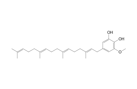3-Methoxy-5-[3',7',11',15'-tetramethylhexadeca-2',6',10'.14'-tetraen-1'-yl]-1,2-dihydroxybenzene