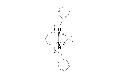 (3aS,4R,8R,8aR)-2,2-dimethyl-4,8-bis(phenylmethoxy)-4,7,8,8a-tetrahydro-3aH-cyclohepta[d][1,3]dioxole