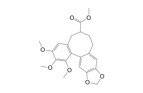RAC-METHYL-(2R)-(8-ALPHA)-3,4,5-TRIMETHOXY-4',5'-METHYLENEDIOXY-2,2'-CYCLO-9'-NORLIGNAN-9-OATE