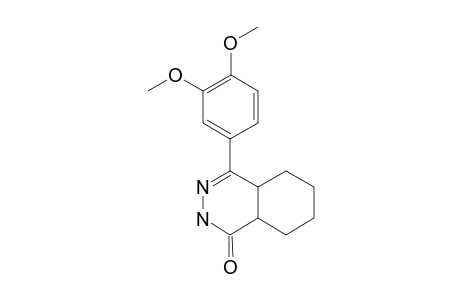 TRANS-4-(3,4-DIMETHOXYPHENYL)-4A,5,6,7,8,8A-HEXAHYDRO-2H-PHTHALAZIN-1-ONE