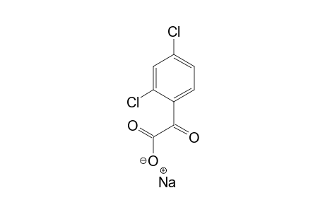 Benzeneacetic acid, 2,4-dichloro-alpha-oxo-, sodium salt