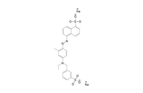 1-Naphthalenesulfonic acid, 5-[[4-[ethyl[(3-sulfophenyl)methyl]amino]-2-methylphenyl]azo]-,disodium salt