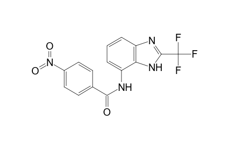 Benzamide, 4-nitro-N-[2-(trifluoromethyl)-1H-1,3-benzimidazol-7-yl]-