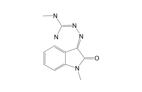 (Z)-1,N-DIMETHYL-2-(1,2-DIHYDRO-2-OXO-3H-INDOL-3-YLIDENE)-HYDRAZINE-CARBOXIMID-AMIDE