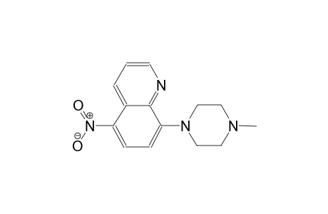 quinoline, 8-(4-methyl-1-piperazinyl)-5-nitro-