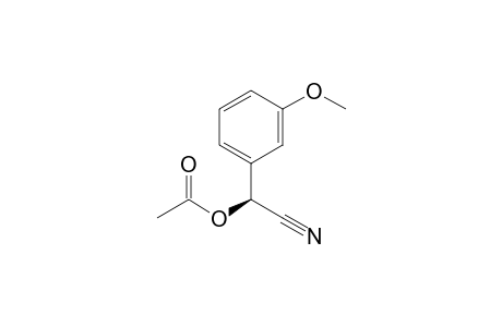 (S)-(-)-2-Acetoxy-2-(3-methoxyphenyl)acetonitrile