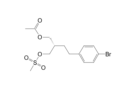 (S)-(+)-2-[2-(4-Bromophenyl)ethyl]-1,3-propanediol Acetate Methanesulfonate