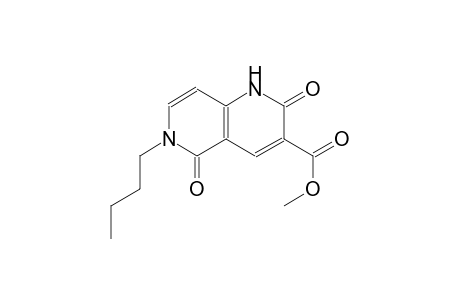 1,6-naphthyridine-3-carboxylic acid, 6-butyl-1,2,5,6-tetrahydro-2,5-dioxo-, methyl ester