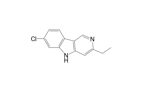 7-Chloro-3-ethyl-5H-pyrido[4,3-b]indole