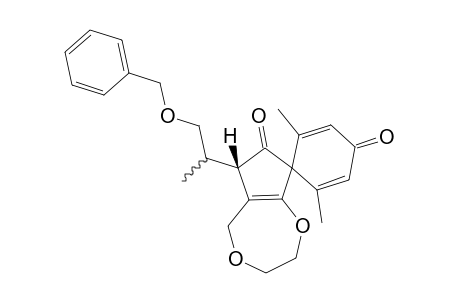 Spiro[2,6-Dimethylbenzene-4-one-1,8'-10'(S)-(3''-benzyloxyprop-2"-yl)-3',6'-dioxabicyclo[5.3.0]dec-1'(7')-en-9'-one]