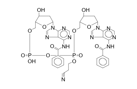 P,P'-BIS(N-BENZOYLDEOXYADENOSIN-5'-YL)-P-CYANOETHYLPYROPHOSPHATE