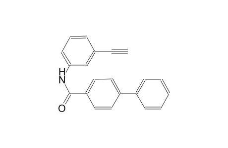 [1,1'-biphenyl]-4-carboxamide, N-(3-ethynylphenyl)-