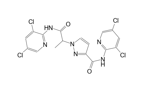 1H-pyrazole-1-acetamide, N-(3,5-dichloro-2-pyridinyl)-3-[[(3,5-dichloro-2-pyridinyl)amino]carbonyl]-alpha-methyl-