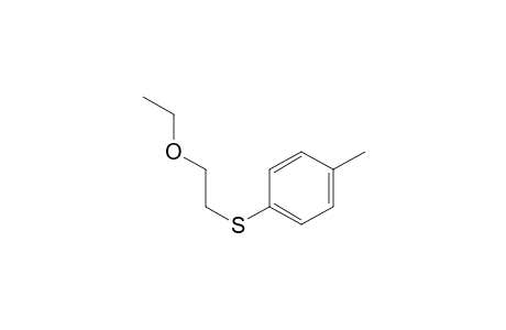 Benzene, 1-[(2-ethoxyethyl)thio]-4-methyl-